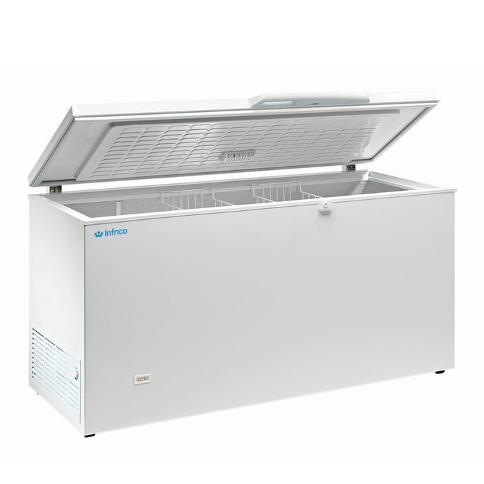 Infrico Congelador Tapa Abatible, Capacidad de Congelación Profesional, Dimensiones 1596x660x860 mm Infrico Congelador Tapa Abatible, Capacidad de Congelación Profesional, Dimensiones 1596x660x860 mm
