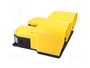 PIZZATO ELETTRICA Interruptor de pie (NC + NA) x2 6A/250VAC amarillo