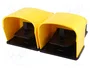PIZZATO ELETTRICA Interruptor de pie (NC + NA) x2 6A/250VAC amarillo
