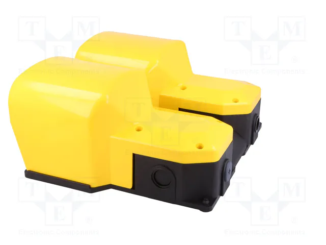 PIZZATO ELETTRICA Interruptor de pie (NC + NA) x2 6A/250VAC amarillo