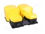PIZZATO ELETTRICA Interruptor de pie (NC + NA) x2 6A/250VAC amarillo