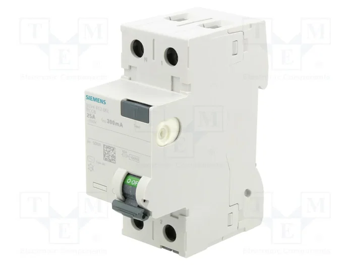 SIEMENS 5SV4612-0KL Interruptor Diferencial 25A 300mA 1+N SIEMENS 5SV4612-0KL Interruptor Diferencial 25A 300mA 1+N