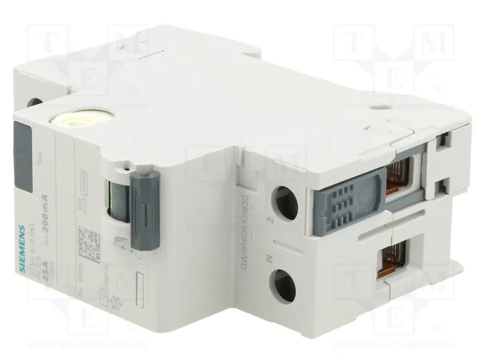 SIEMENS 5SV4612-0KL Interruptor Diferencial 25A 300mA 1+N SIEMENS 5SV4612-0KL Interruptor Diferencial 25A 300mA 1+N