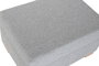 DKD Home Decor Reposapiés Gris Claro con Almacenaje Interior