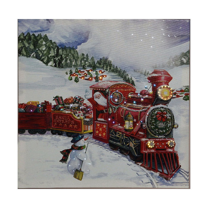 Cuadro LED de Navidad modelos surtidos 38 x 38 cm