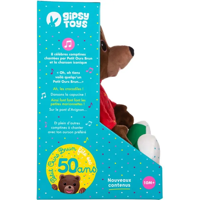 Gipsy Toys Peluche Musical Osito Pardo Cuentacuentos GIP3268060565564 28 cm Gipsy Toys Peluche Musical Osito Pardo Cuentacuentos GIP3268060565564 28 cm