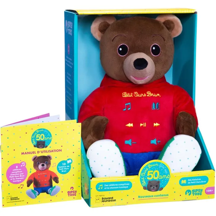 Gipsy Toys Peluche Musical Osito Pardo Cuentacuentos GIP3268060565564 28 cm Gipsy Toys Peluche Musical Osito Pardo Cuentacuentos GIP3268060565564 28 cm