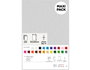 Innspiro Set de 22 láminas de fieltro acrílico colores surtidos 30x45cmx2mm