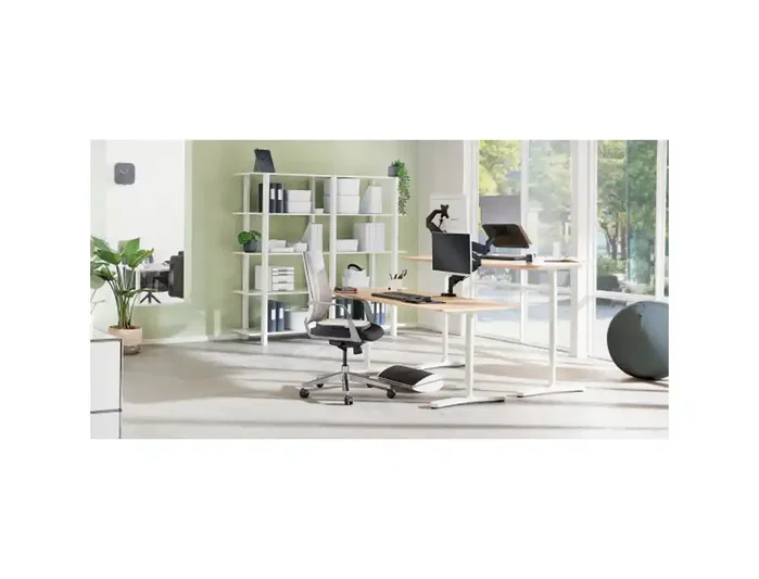 Leitz Reposapiés Ergo Ajustable Gris
