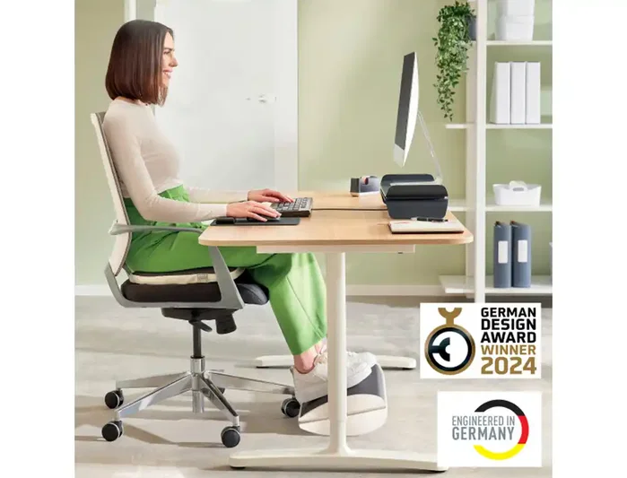 Leitz Reposapiés Ergo Ajustable Gris