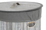 DKD Home Decor Set de 3 Cestas para la Ropa Gris y Blanco