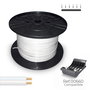 Sediles Cable paralelo 2 x 1,50 mm² Blanco 300 m 48V