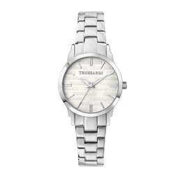 Trussardi Reloj Analógico para Mujer Gris