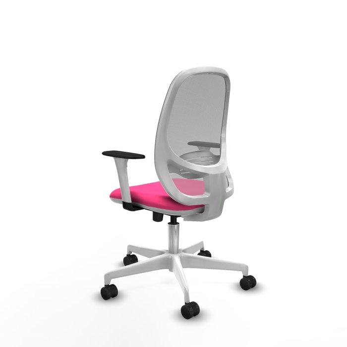 PIQUERAS Y CRESPO Silla de oficina Cilanco Rosa y Gris PIQUERAS Y CRESPO Silla de oficina Cilanco Rosa y Gris