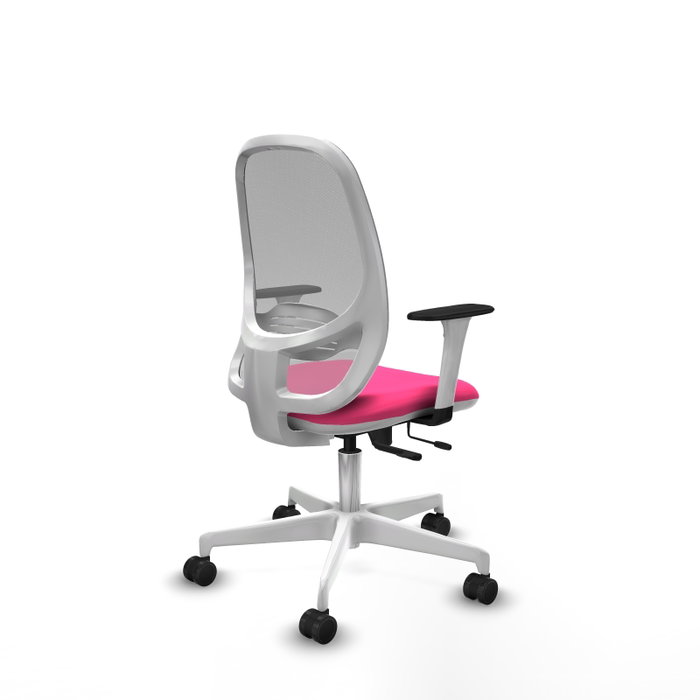 PIQUERAS Y CRESPO Silla de oficina Cilanco Rosa y Gris PIQUERAS Y CRESPO Silla de oficina Cilanco Rosa y Gris