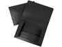 Liderpapel Carpeta de solapas DIN A5 Negro opaco
