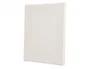 Liderpapel Lienzo de Algodón 100% para Pintura, 280 g/m², 22x16 cm, Bastidor con Grapas Traseras, Blanco sin Ácido