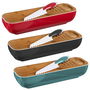 Cook Concept Panera con Tabla y Cuchillo para Pan 3 en 1 Colores Surtidos 40x12,5 cm