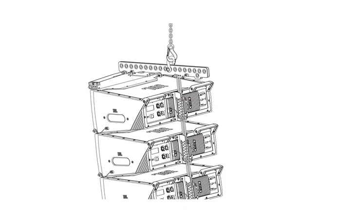 JBLPRO SRX906LA Marco de Array Soporte para hasta 16 Gabinetes JBLPRO SRX906LA Marco de Array Soporte para hasta 16 Gabinetes
