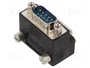 DeLOCK 65266 Adaptador Sub-D 9 pin Macho a Hembra de 90°