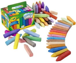 Crayola Estuche de 48 Maxi Tizas de Suelo Lavables