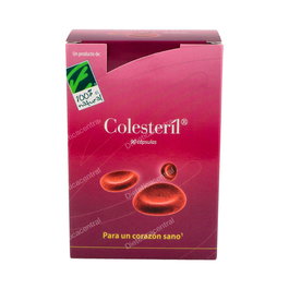 CIEN POR CIEN NATURAL Colesteril 90 Cápsulas - Complemento Natural con Arroz Rojo Fermentado Ecológico para el Colesterol - Con Monacolinas y Vitamina B1