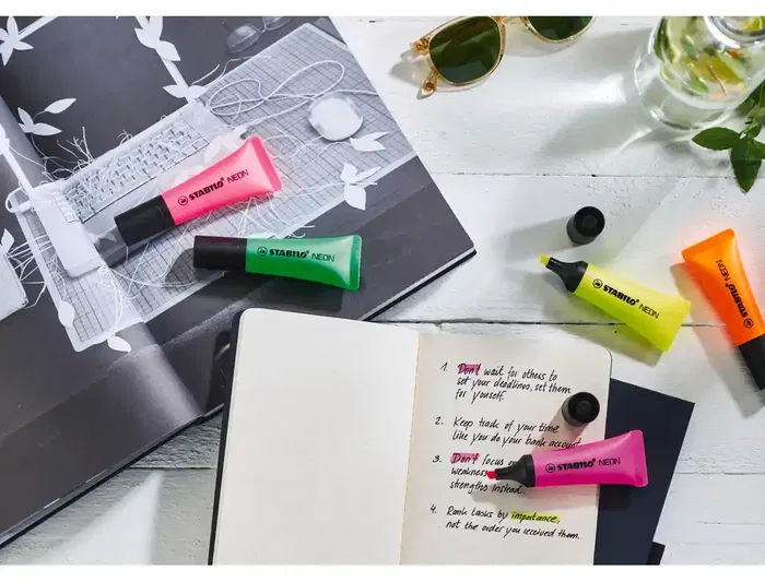 Stabilo Marcador Fluorescente Neon Rosa Caja 10 Unidades Stabilo Marcador Fluorescente Neon Rosa Caja 10 Unidades