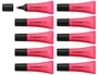 Stabilo Marcador Fluorescente Rosa Neón de 2 a 5 mm (Pack de 10)