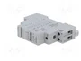 FINDER Relé de instalación biestable 20.28 12V AC 16A NA x2