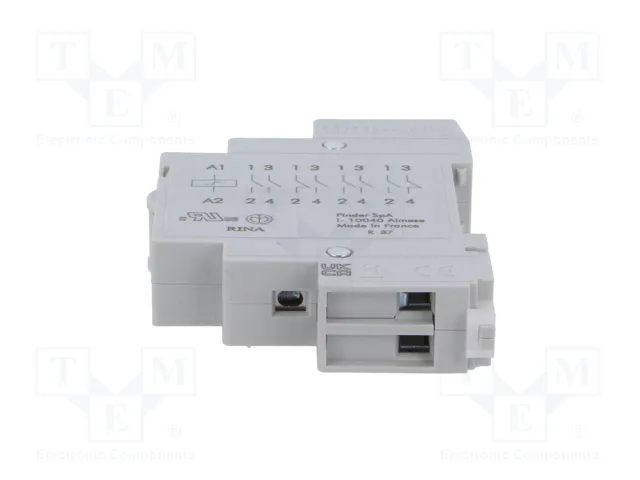 FINDER Relé de instalación biestable 20.28 12V AC 16A NA x2