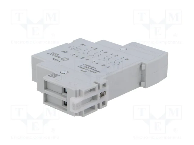 FINDER Relé de instalación biestable 20.28 12V AC 16A NA x2