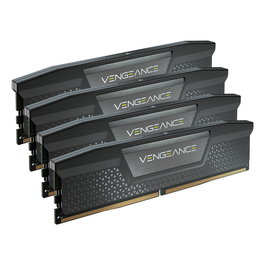 Corsair CMK64GX5M4B6400C32 Kit 64GB (4x16GB) DDR5 6400MHz C32 Vengeance, DIMM 288-pin, Intel XMP 3.0, Negro