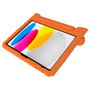 DEQSTER Kids Case Funda y Protector de Pantalla para iPad 10/11 Gen, Naranja