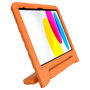 DEQSTER Kids Case Funda y Protector de Pantalla para iPad 10/11 Gen, Naranja
