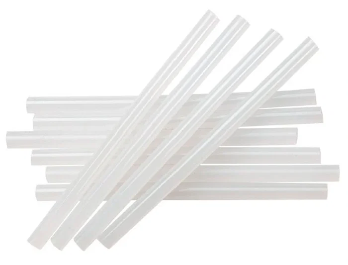 Liderpapel Barras Termofusibles 7mm x 200mm Blíster 12 Unidades para Pistola de Silicona