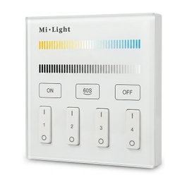Miboxer LED Fernbedienung Smart Panel dual white (CCT) 4-Zonen *Milight/Miboxer*