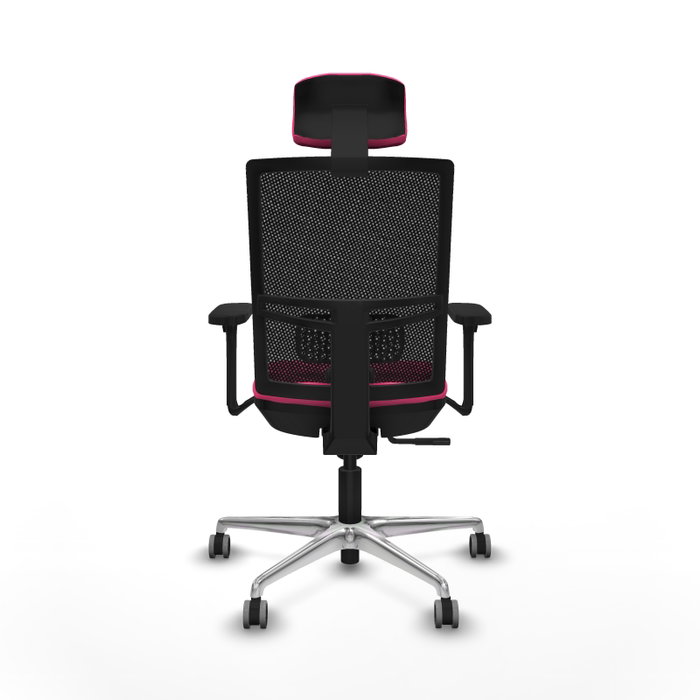 PIQUERAS Y CRESPO Silla de oficina Yunquera con Mecanismo Sincro, Rosa y Negro PIQUERAS Y CRESPO Silla de oficina Yunquera con Mecanismo Sincro, Rosa y Negro