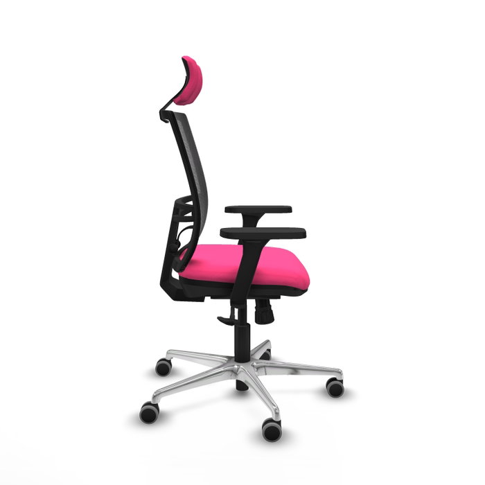 PIQUERAS Y CRESPO Silla de oficina Yunquera con Mecanismo Sincro, Rosa y Negro PIQUERAS Y CRESPO Silla de oficina Yunquera con Mecanismo Sincro, Rosa y Negro