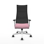 PIQUERAS Y CRESPO Sillón Albacete Rosa y Negro con Mecanismo Sincro