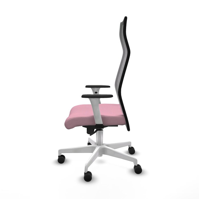 PIQUERAS Y CRESPO Sillón Albacete Rosa y Negro con Mecanismo Sincro
