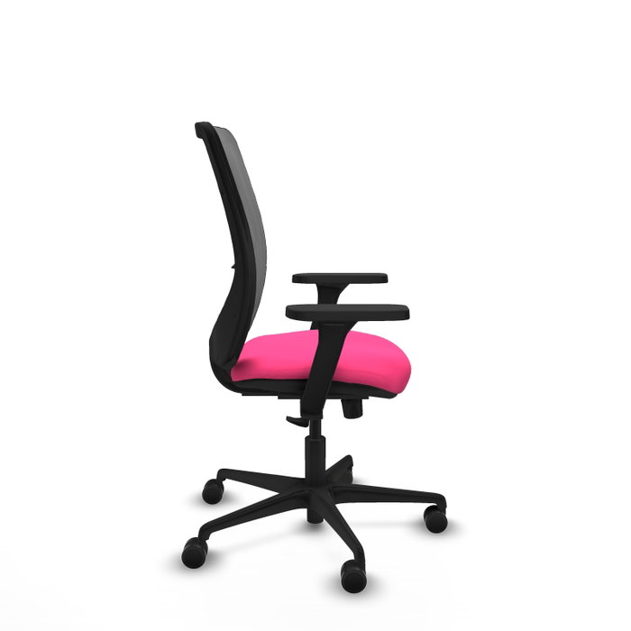 PIQUERAS Y CRESPO Silla de oficina Zulema Rosa y Gris