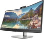 HP E34m G4 Monitor Curvo WQHD USB-C Conferencing Certificado Zoom Webcam Altavoces Micrófonos Carga 65W