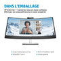 HP E34m G4 Monitor Curvo WQHD USB-C Conferencing Certificado Zoom Webcam Altavoces Micrófonos Carga 65W
