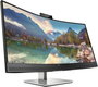 HP E34m G4 Monitor Curvo WQHD USB-C Conferencing Certificado Zoom Webcam Altavoces Micrófonos Carga 65W
