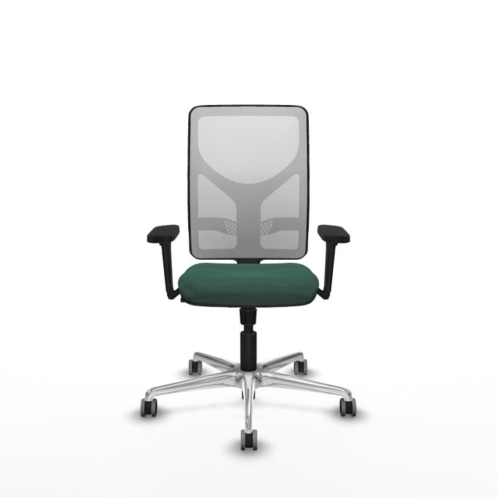 PIQUERAS Y CRESPO Silla de oficina Motilla con mecanismo Sincro, Verde botella y Blanco PIQUERAS Y CRESPO Silla de oficina Motilla con mecanismo Sincro, Verde botella y Blanco