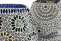 DKD Home Decor Lámpara de Sobremesa de Cristal Mandal, Surtido de 2