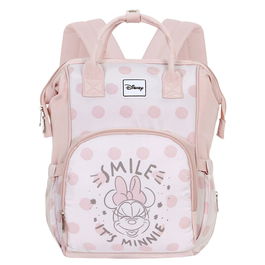 Disney Minnie Mouse Mochila Mommy Dear Maternidad Bebé Salmón Repelente Líquidos Bolsillo Térmico 20L