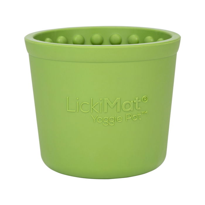 Lickimat Yoggie Pot Perro Verde