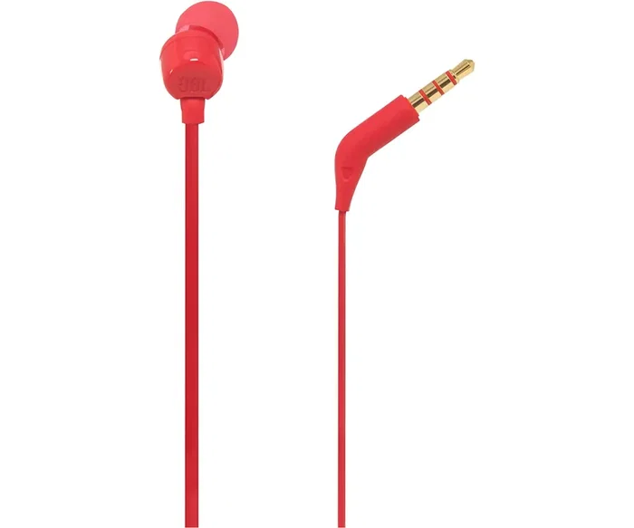 JBL T110 Auriculares Intrauditivos con Micrófono Rojo