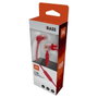 JBL TUNE110 Auriculares Intrauditivos Rojos con Micrófono